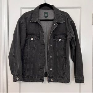 Black Wash Denim / Jean Jacket Oversized